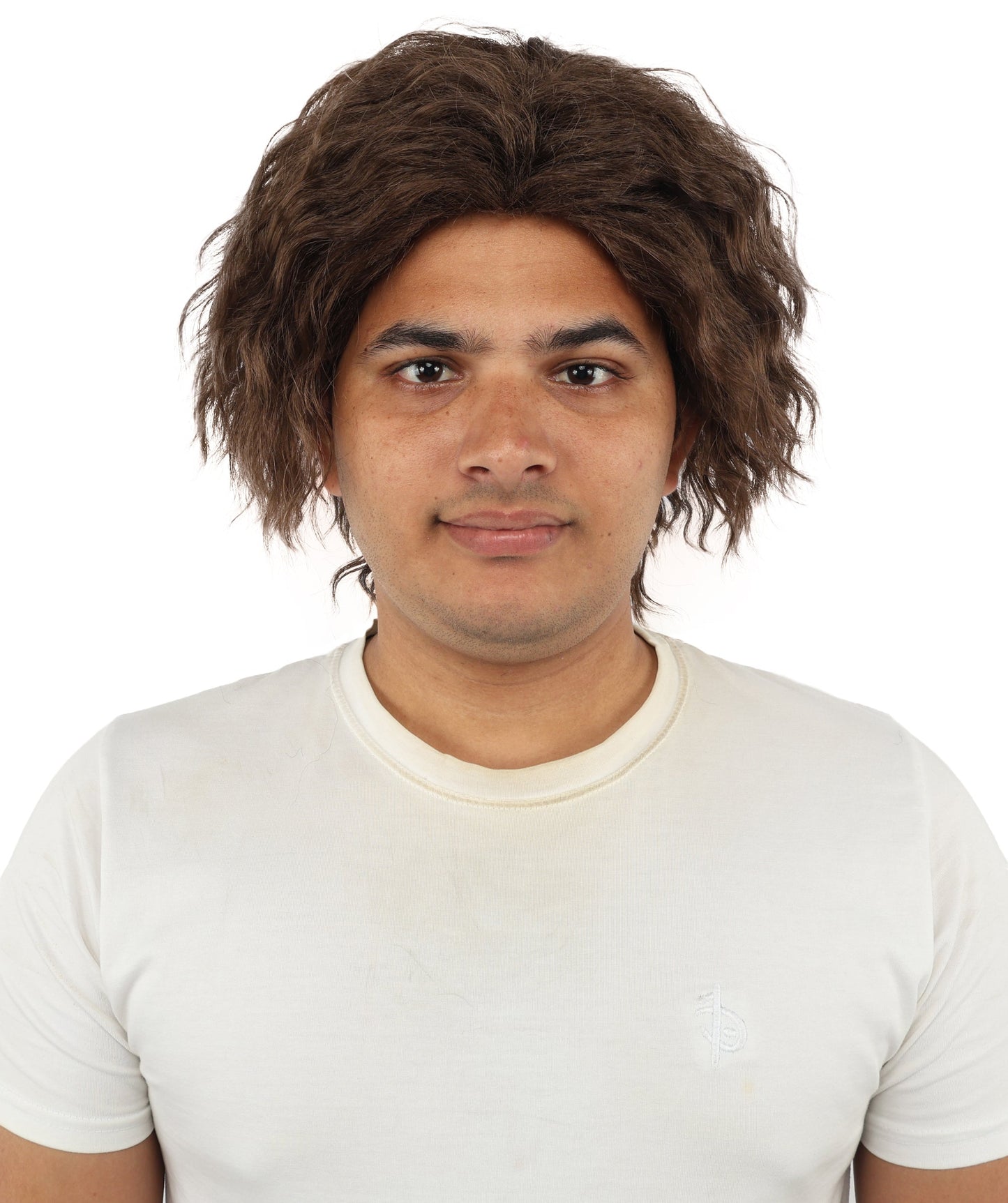 HPO Adult Men's Messy Wavy Shag Wig | Multiple Color Options | Create of synthetic fiber, relaxed tousled volume, breathable base | Party, Halloween, theater, drag, performance, costume events