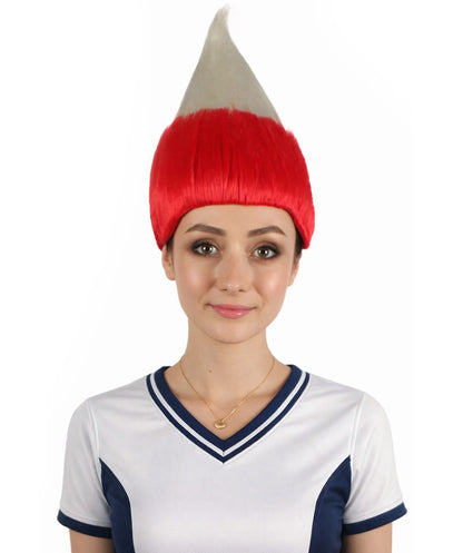 Poland Flag Sport Troll Wig | Premium Breathable Capless Cap
