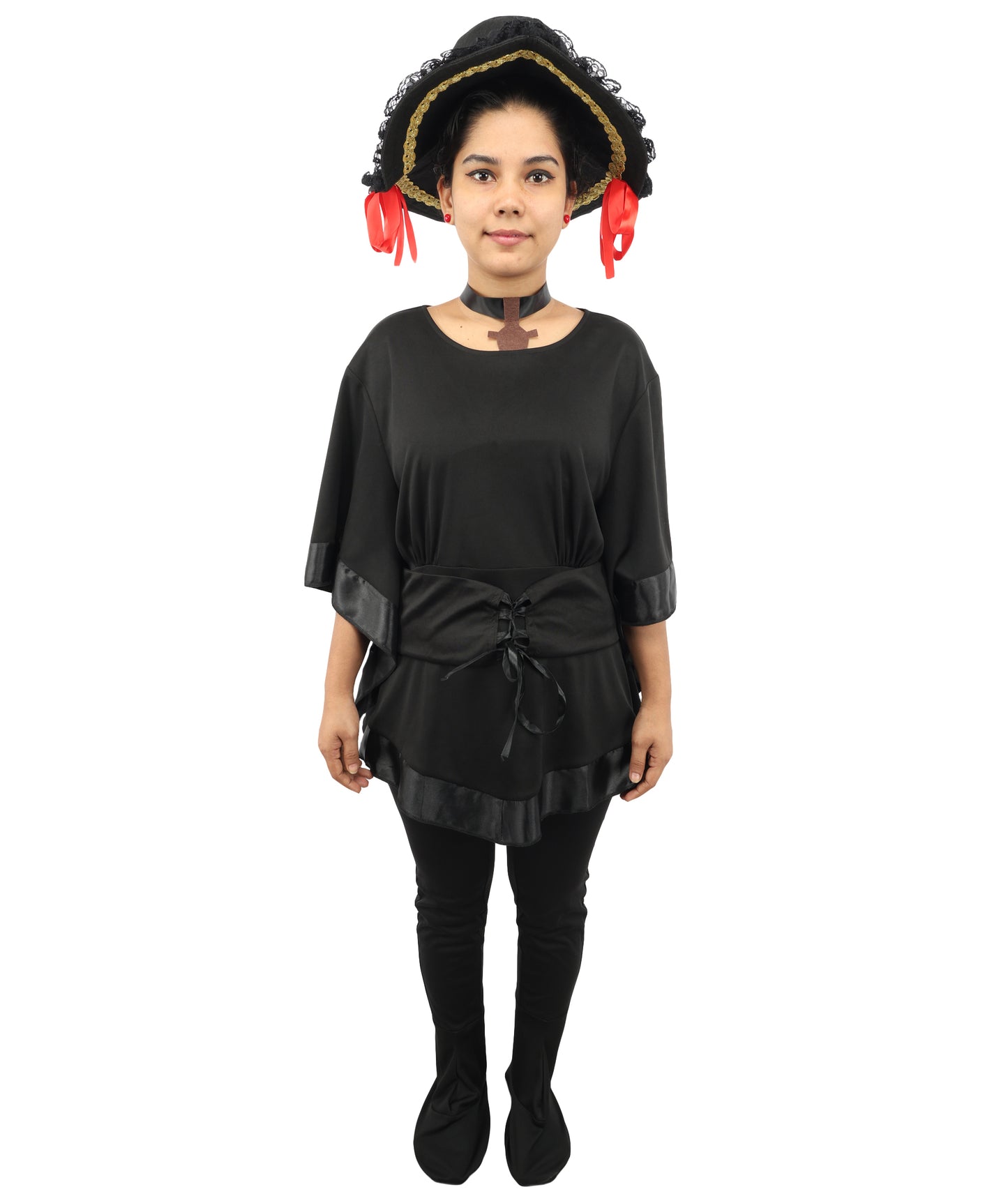 HPO Women's Dare to Wear Buccaneer Black Costume| Pirate-Themed Outfit
