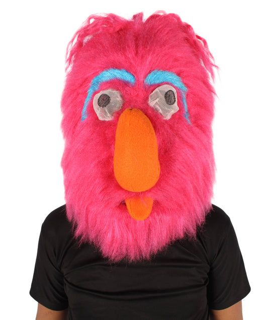  Unisex Monster Fur Pink Mask