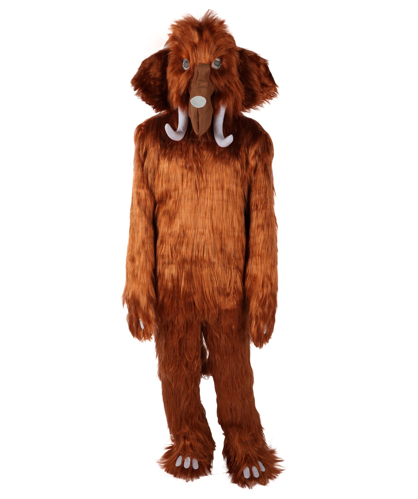 HPO Unisex Elephant Fur Costume – Plush and Cozy Animal Outfit – Perfect for Halloween and Cosplay Parties, Stage Performances – Soft Durable and Realistic Elephant Design!