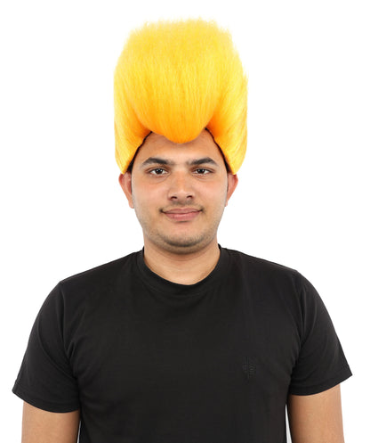 Hades God of Death |Multiple Color Fake Flame Spikes | Premium Halloween Wig