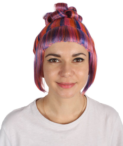 HPO  Women's Halloween Animated Lucy Updo Wig | Multiple Color Options