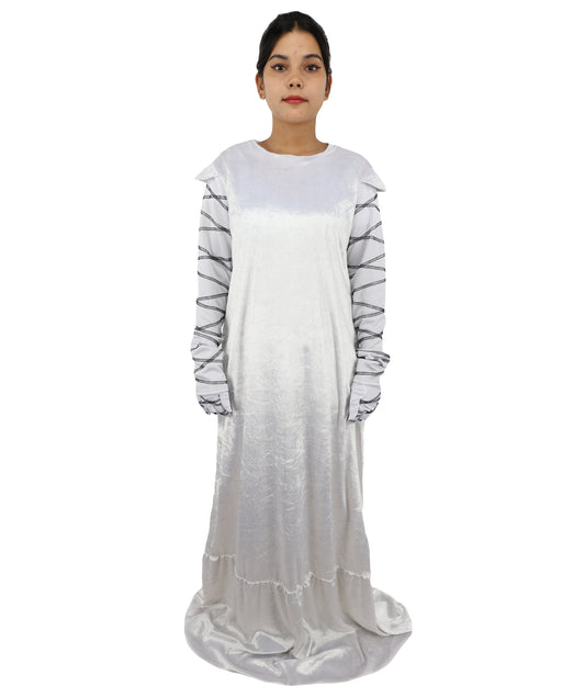 HPO Women's Steampunk Gothic Costume | Flame-Retardant Synthetic Fiber With Capless Cap | Ideal For Theater, Halloween And Cosplay