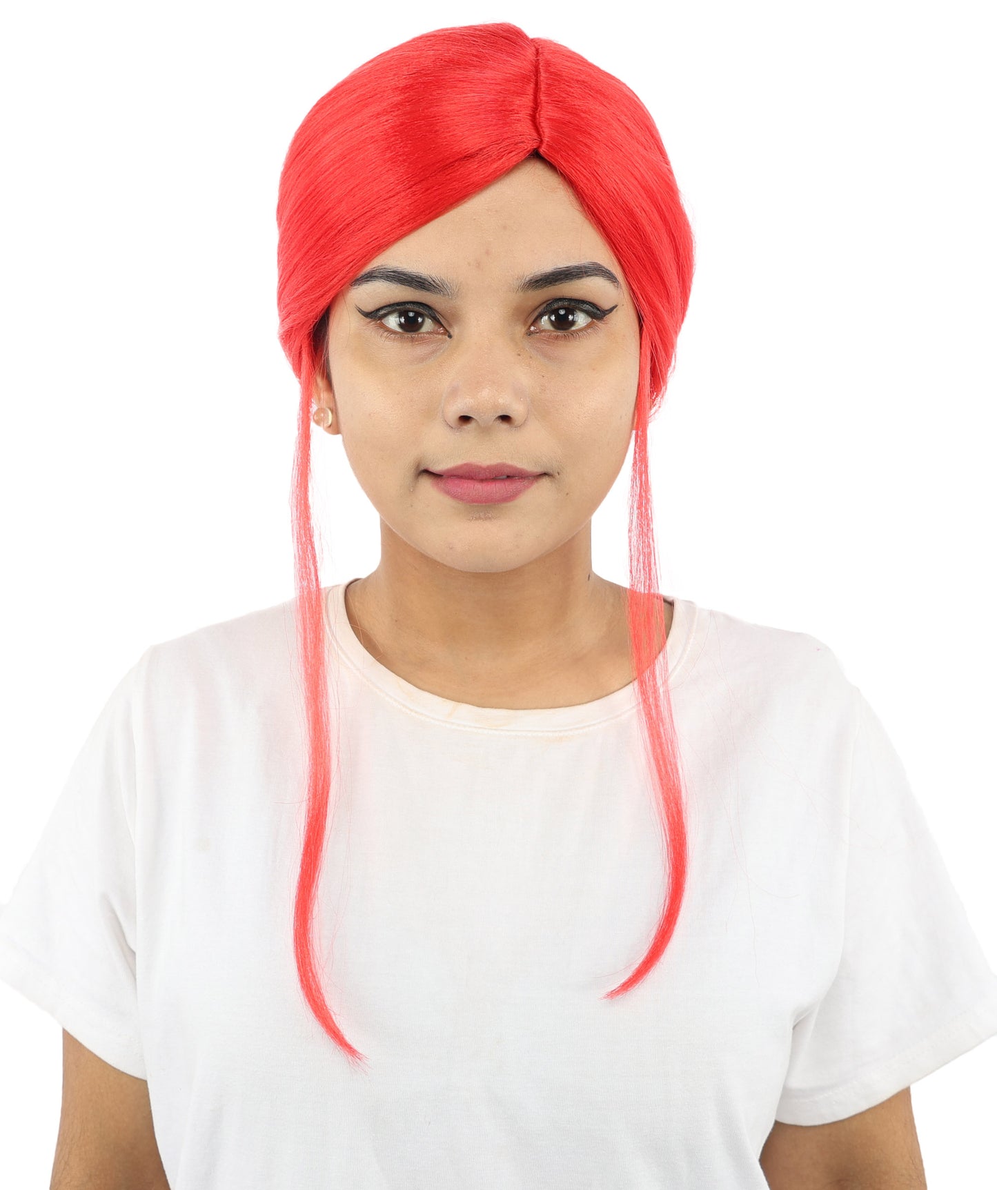 HPO Women’s Margo Gru-Inspired Long-Length Brown Wig | 17 Inch Hairpiece Halloween, Cosplay, and Themed Parties | Natural-Looking Synthetic hair with Capless Cap