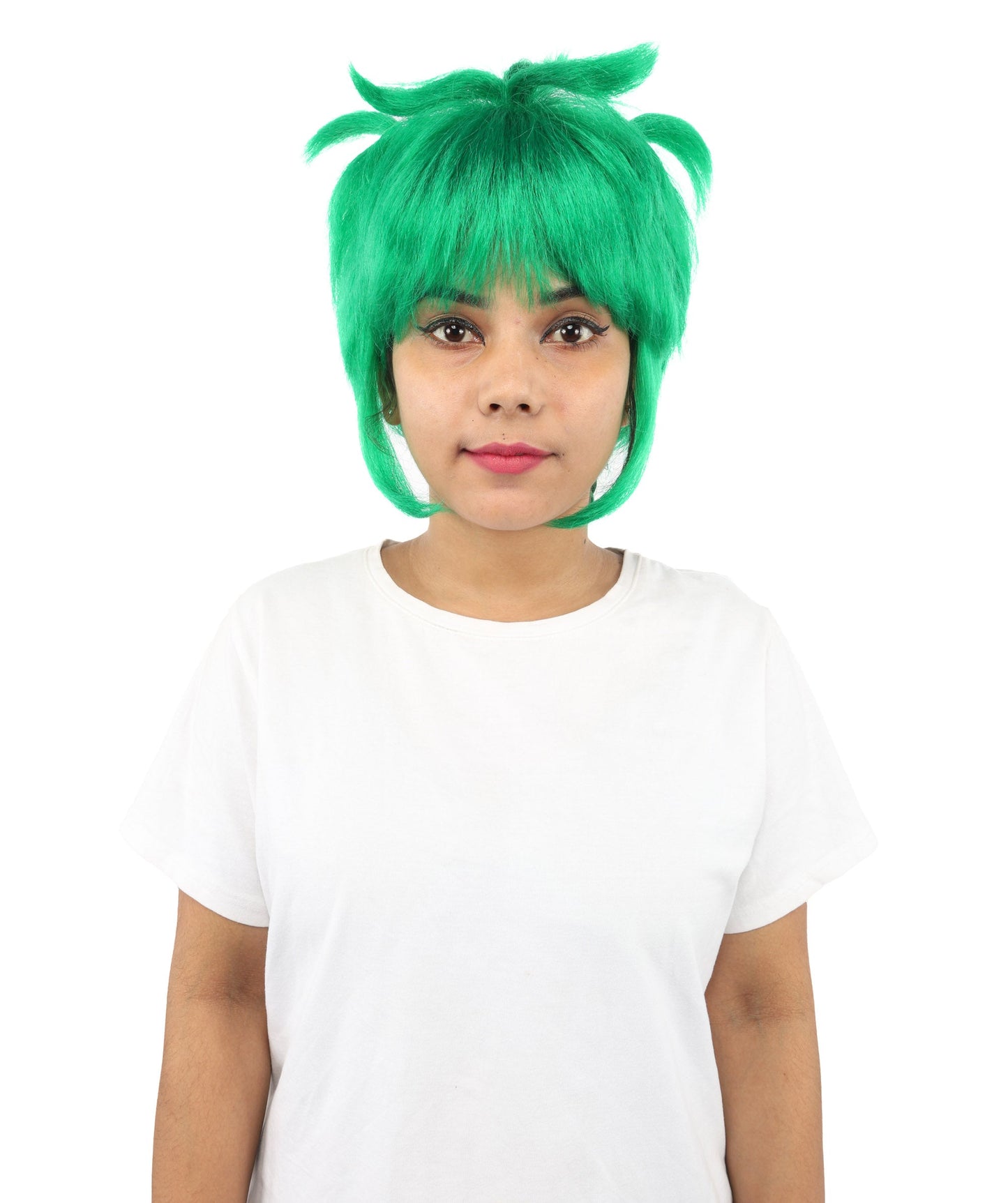 HPO Adult Women's Animal Ear Braided Wig | Multiple Color Options | Synthetic fiber, short bob with sculpted ears and long micro-braids, breathable base | Party, Halloween, theater, drag, performance, costume events