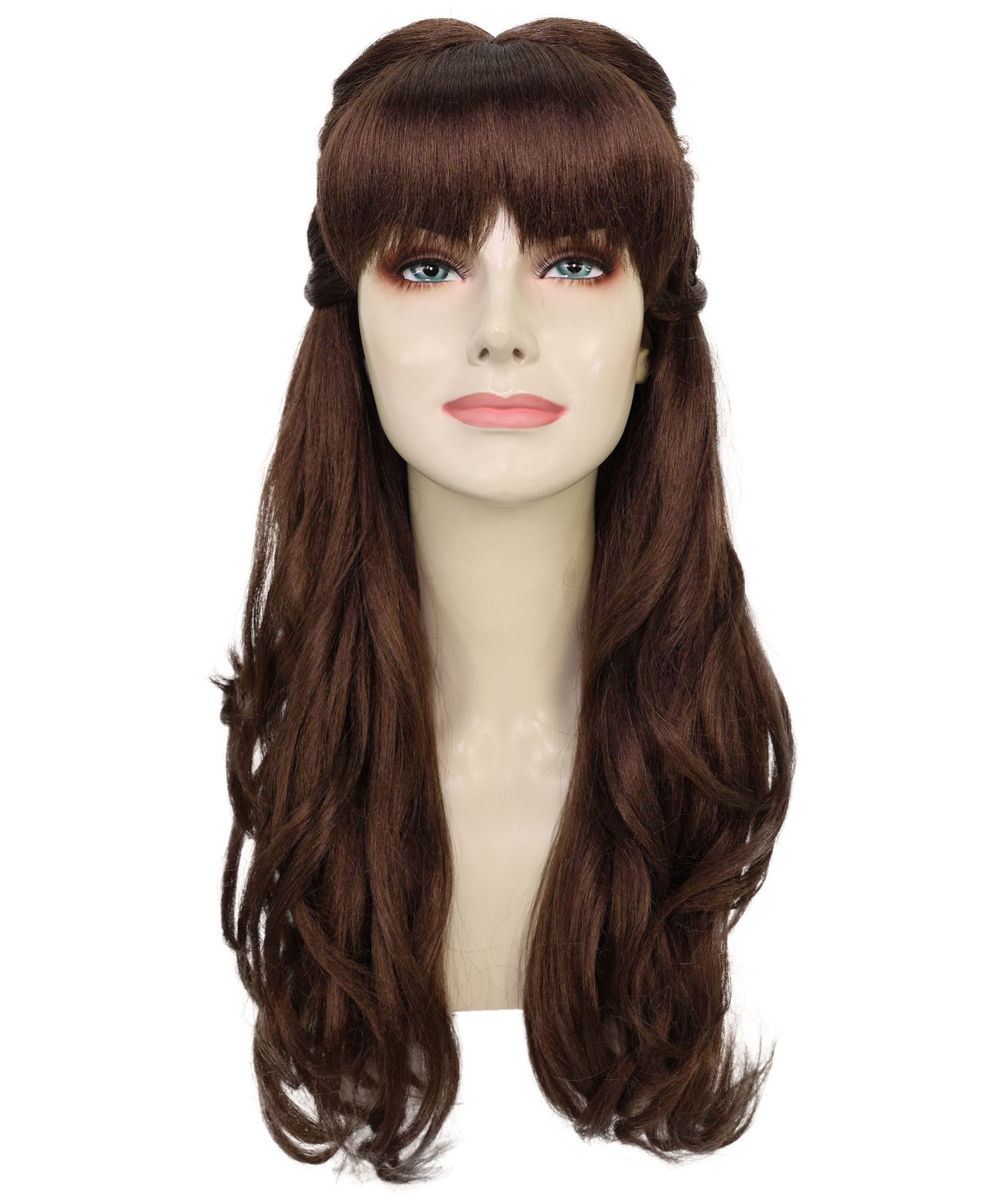 HPO Women's Curly Long Length Trendy Keepsake Multiple Color Options Wig