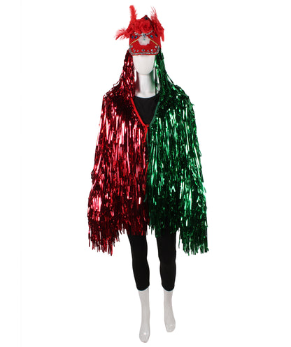 Red/Green Tinsel Costume