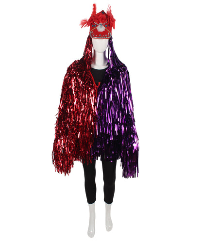 Red/Purple Tinsel Costume