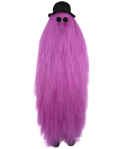 HPO It's Cousin Creature! - Premium | 2 Piece 66 In Extra-Long Iconic Hairy Costume and Wig Set | Includes Hat and glasses | Hairy Halloween Outfit