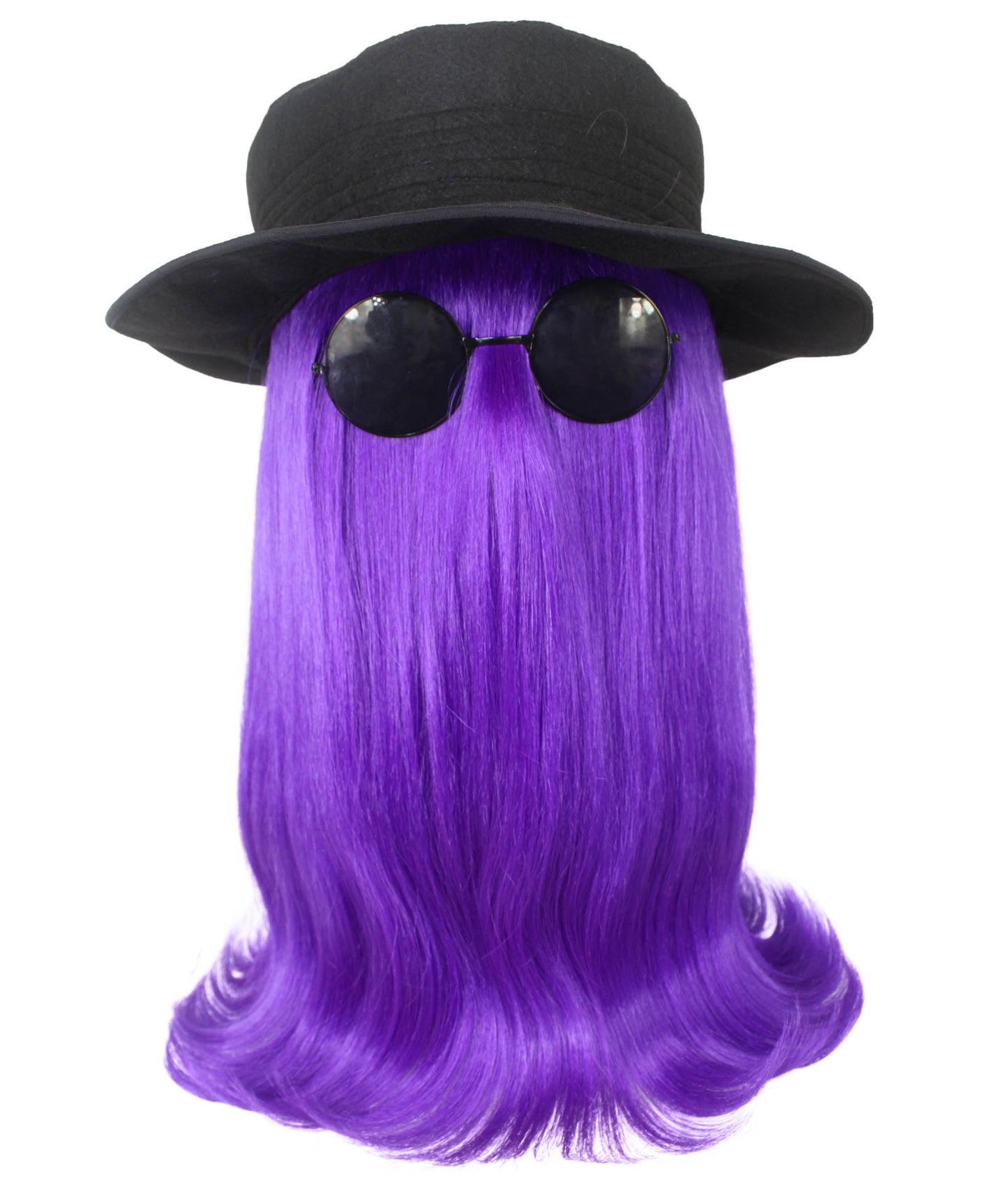 Purple Straight Creature Wig