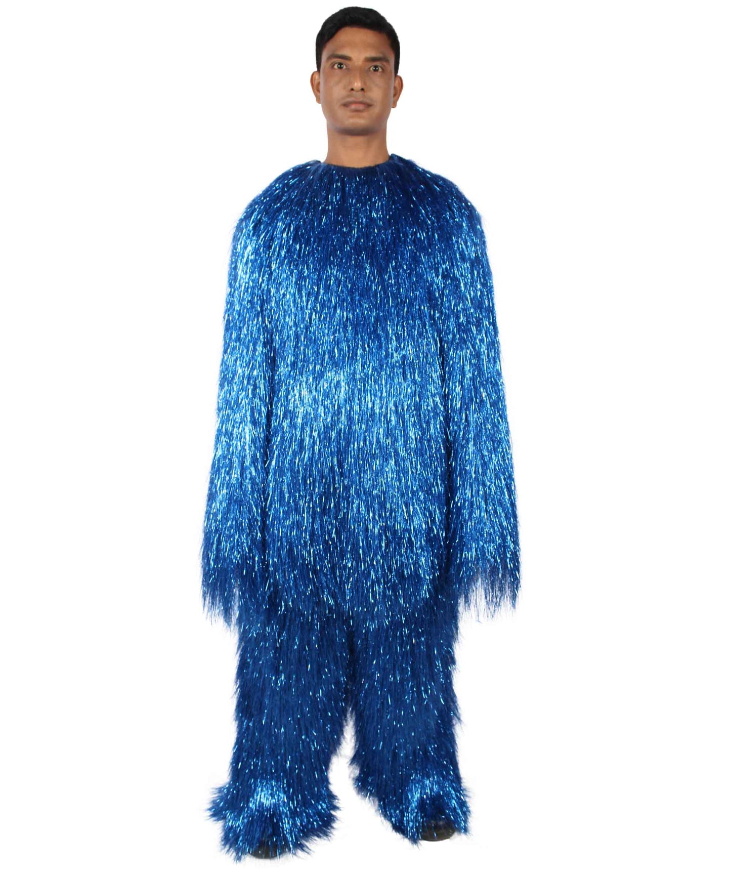 HPO Hairy Unisex Ape Mask and Bodysuit Costume Tinsel  | Multiple Colors