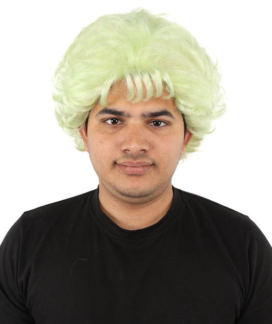 Zombie Wig Light Green | Medium Messy Hair Cosplay Hairstyle | Halloween, Costume Party, Stage & Roleplay Hairpiece