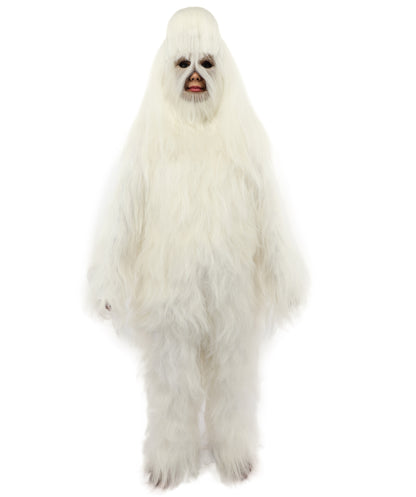 HPO Teen Extreme Hairy Person Costume Bundle & Mask Set - Full-Body Hair Suit Extra-Long Costume Wig for Halloween, Cosplay & Parties - Multiple Color Options
