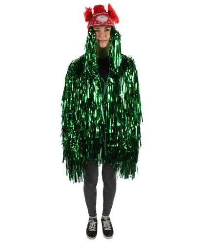 Adult Unisex DJ Tinsel Costume| Multiple Color Options