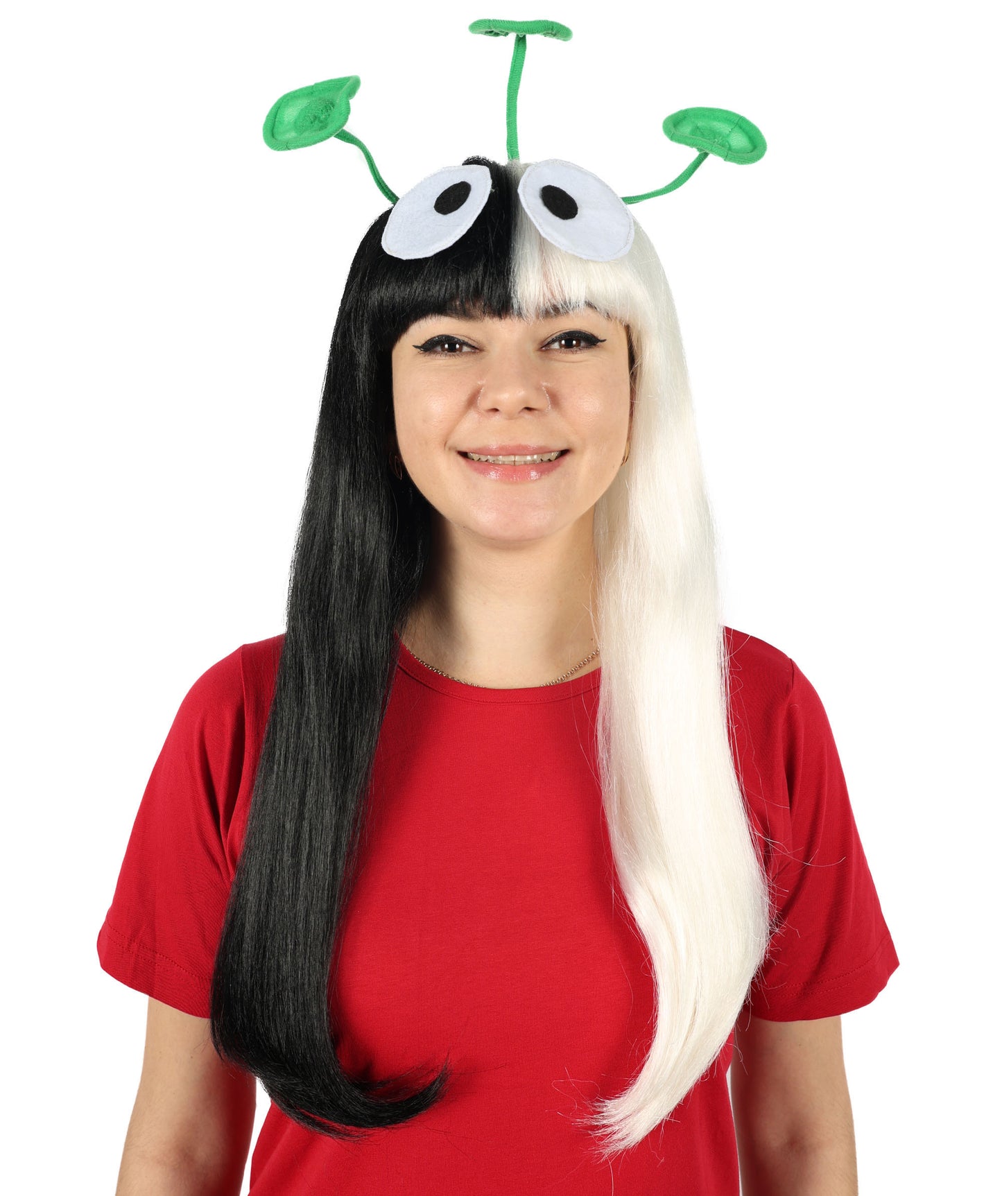 Womens Wig with 3 Antennaes , Multiple Color Option  TV/Movie Wigs , Premium Breathable Capless Cap