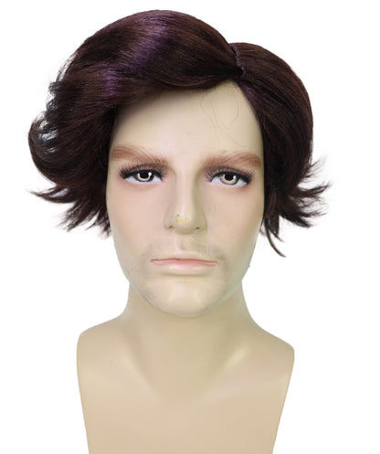 HPO Adult Men’s Wild 90s Detective Wig | Eccentric Character Look for Halloween