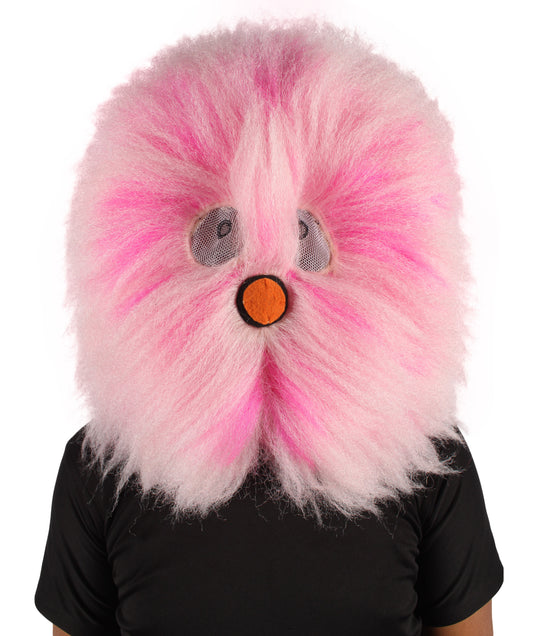 Unisex Pink Fluffy Mask