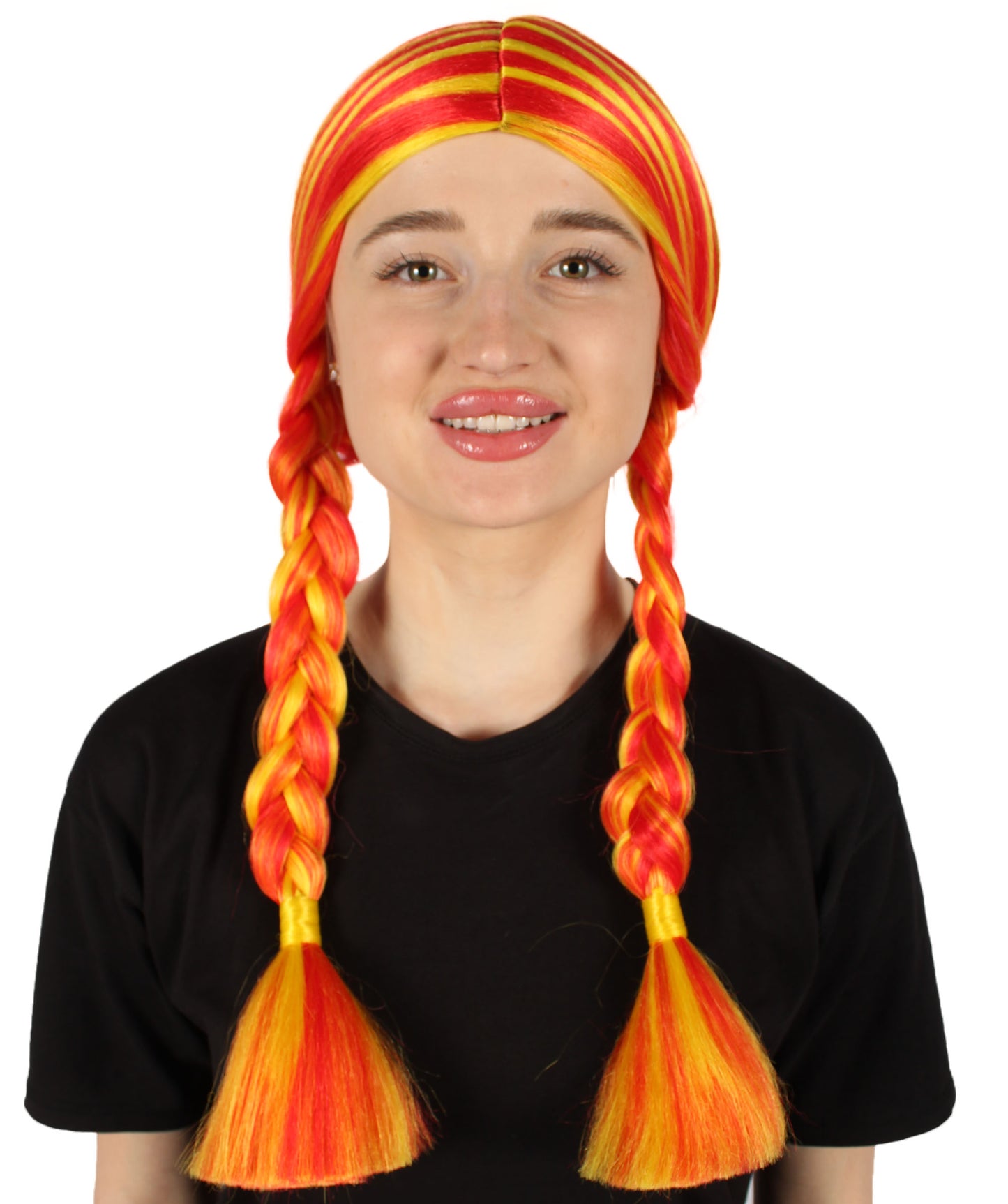 HPO Women's  Braided Gothic Wig | Multiple Color Collections TV Movie Wigs | Premium Breathable Capless Cap