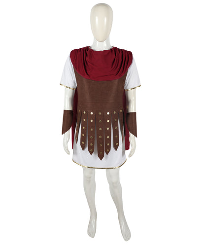 HPO Men's Roman Gladiator Viking Multiple Costume | Suitable for Halloween | Synthetic Fabric