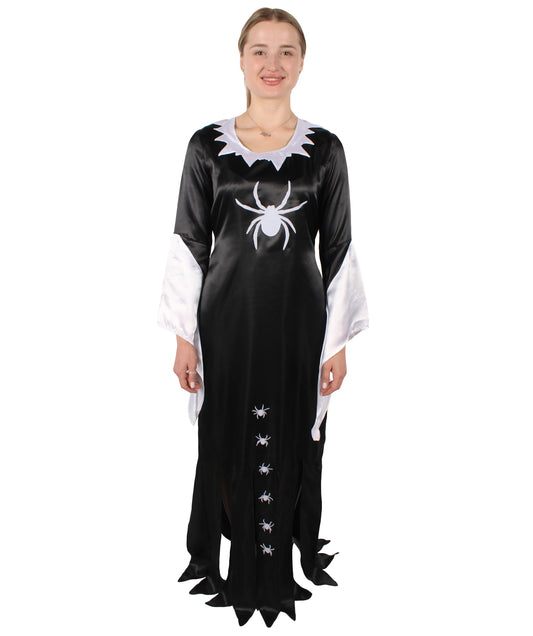 HPO Women's Fancy Dress Vampire Costume I Suitable for Halloween I Flame-retardant Synthetic Fabric