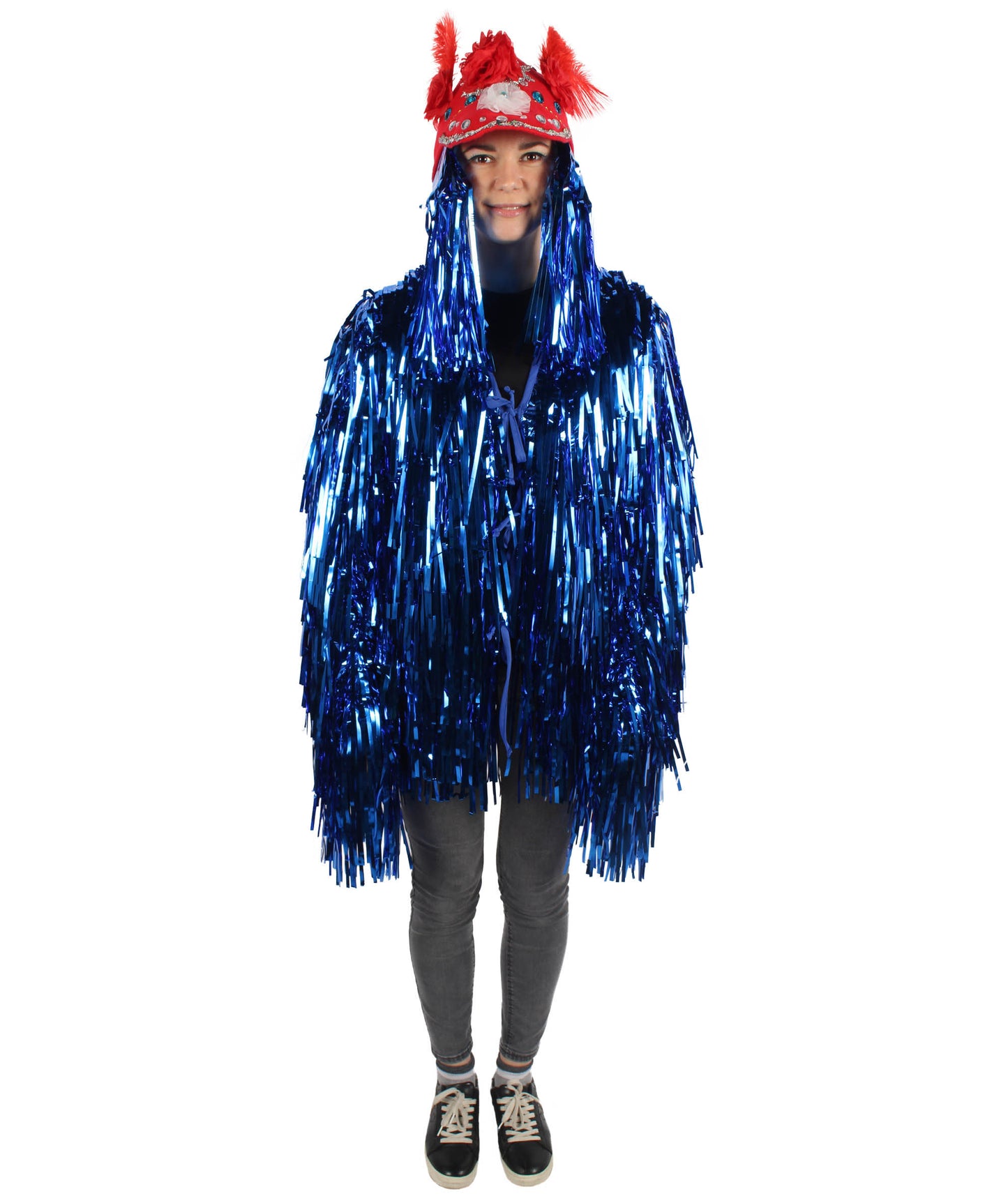 Adult Unisex DJ Tinsel Costume| Multiple Color Options