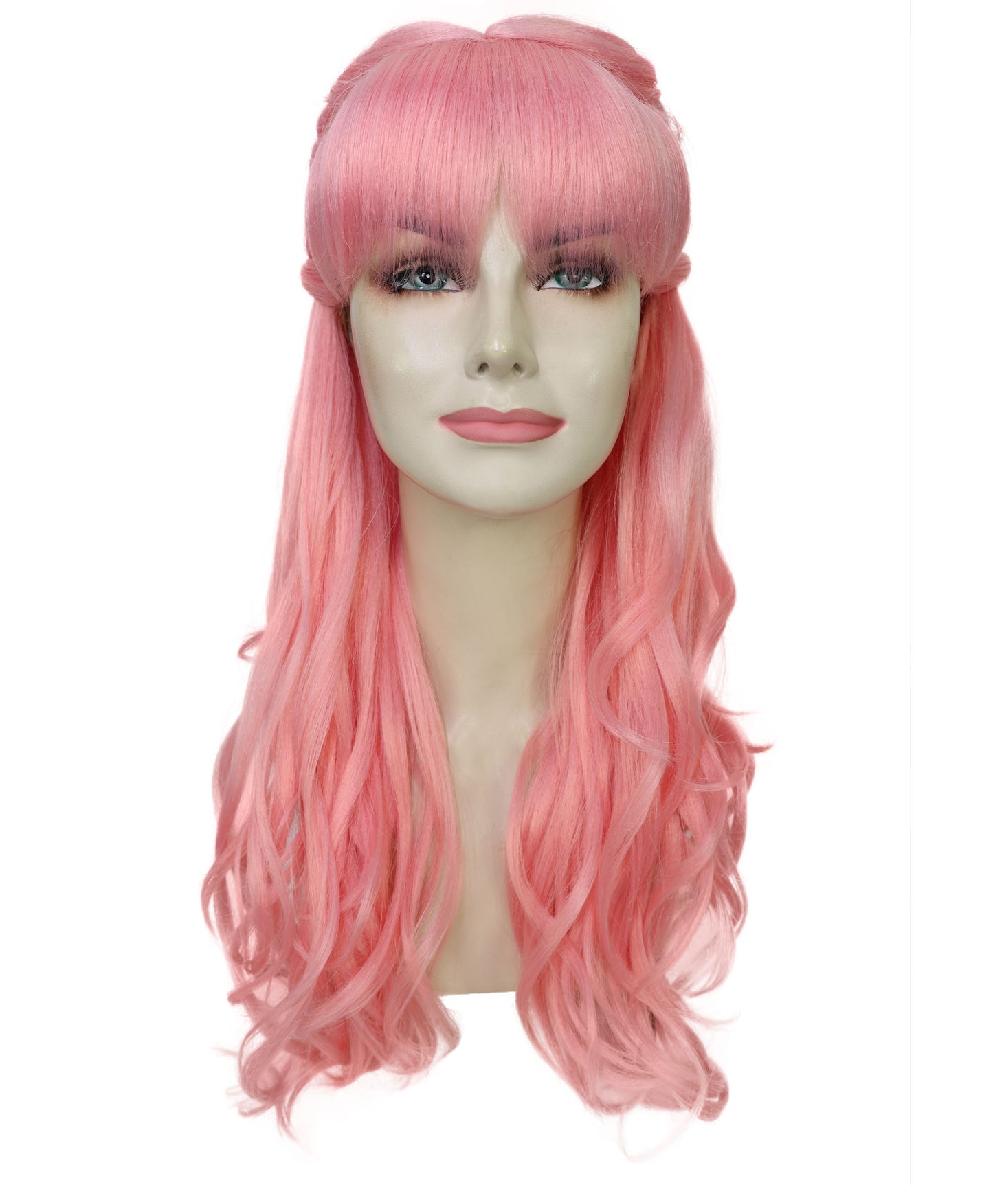 HPO Women's Curly Long Length Trendy Keepsake Multiple Color Options Wig