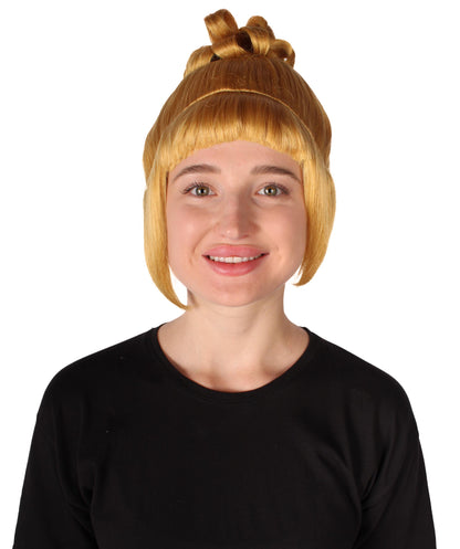 HPO  Women's Halloween Animated Lucy Updo Wig | Multiple Color Options