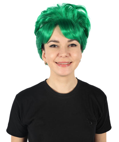 HPO Women's Bun Style 50s Housewife Multiple Wig | Halloween and Cosplay Wig | Flame-retardant Synthetic Fiber