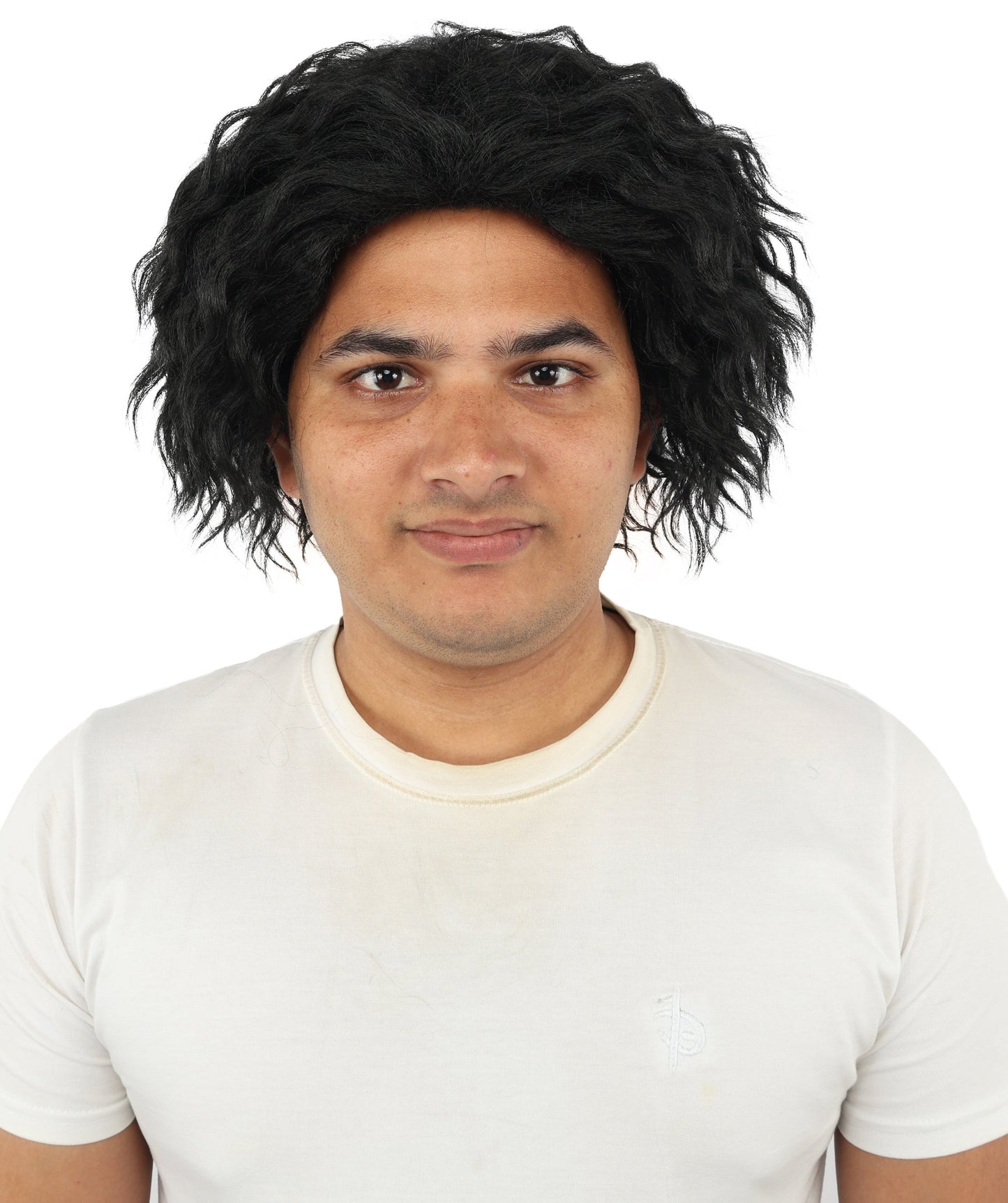 HPO Adult Men's Messy Wavy Shag Wig | Multiple Color Options | Create of synthetic fiber, relaxed tousled volume, breathable base | Party, Halloween, theater, drag, performance, costume events