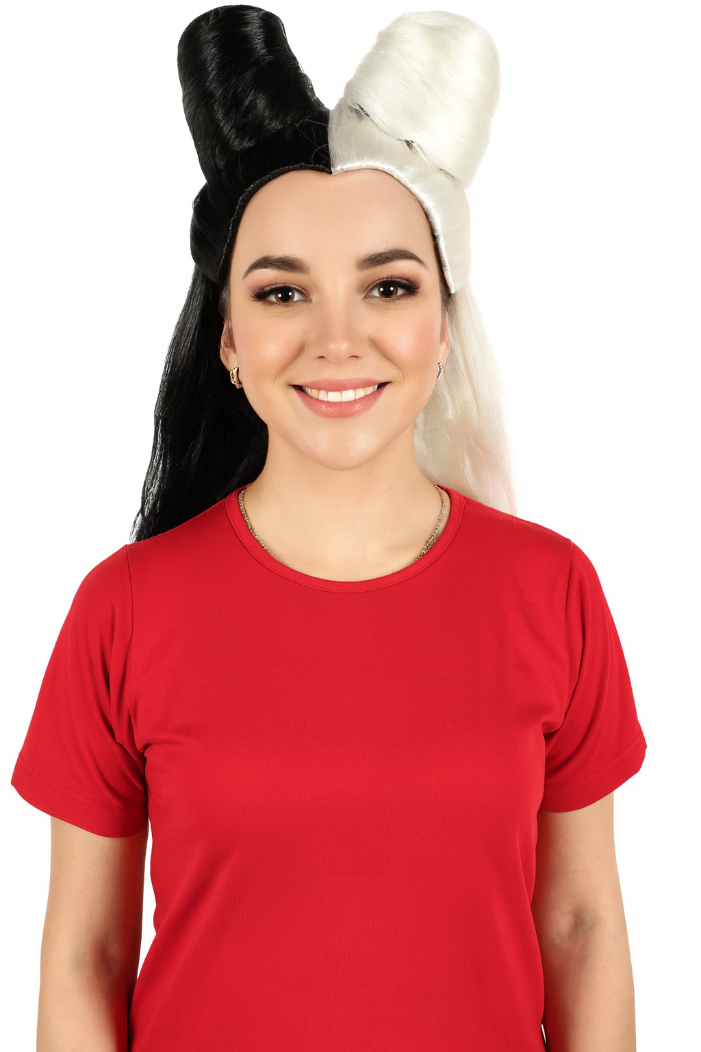 HPO Poison Wig , Red Fancy Wig , Premium Breathable Capless Cap