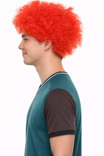 Italy Sport Unisex Afro Fun Wig | Jumbo Super Size Halloween Wig