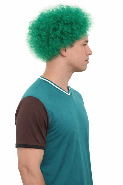 Italy Sport Unisex Afro Fun Wig | Jumbo Super Size Halloween Wig