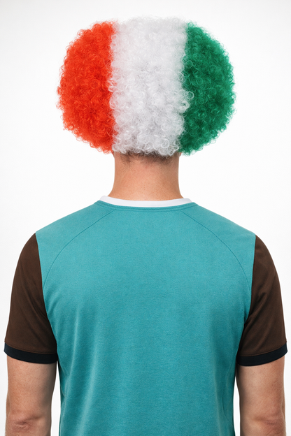 Italy Sport Unisex Afro Fun Wig | Jumbo Super Size Halloween Wig