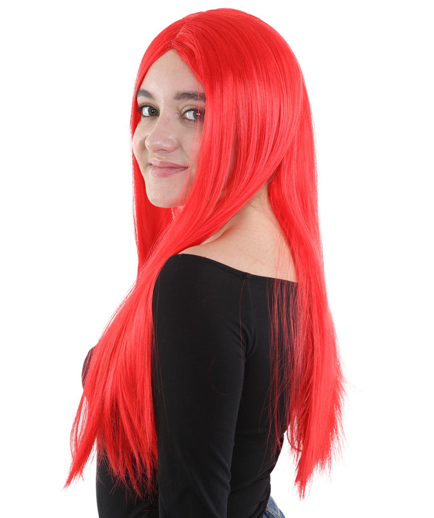 HPO Women's Evil Bride ,Adult Women's Wig Collections, Horror Ghostly Halloween Wig, Premium Breathable Capless Cap