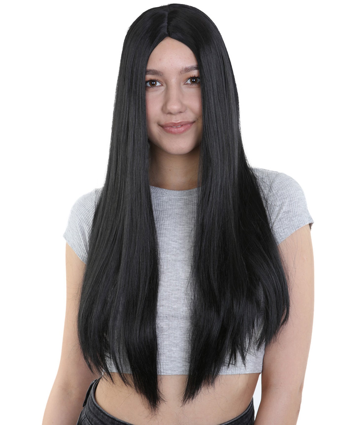 HPO Women's Evil Bride ,Adult Women's Wig Collections, Horror Ghostly Halloween Wig, Premium Breathable Capless Cap