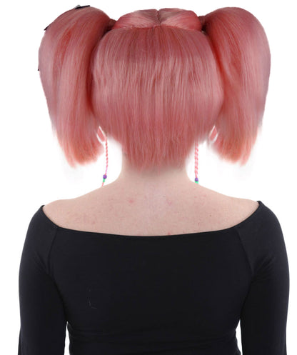 HPO Womens Bat Angel Multi color Halloween Wig | Premium Breathable Capless Cap