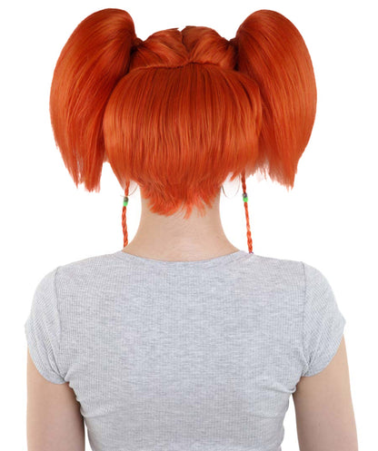 HPO Womens Bat Angel Multi color Halloween Wig | Premium Breathable Capless Cap