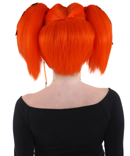 HPO Womens Bat Angel Multi color Halloween Wig | Premium Breathable Capless Cap