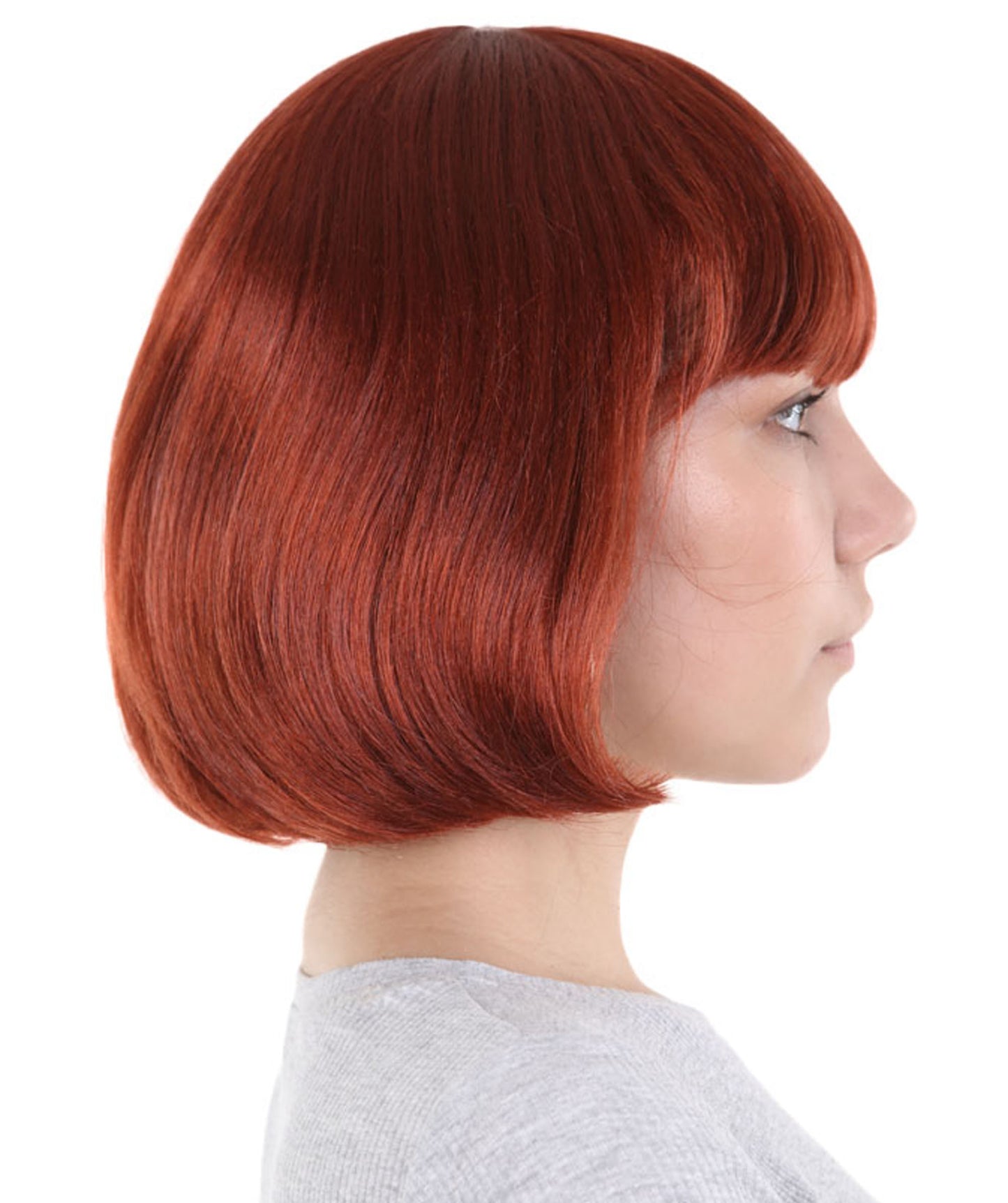 Women's Bob Wig | Brown Short Halloween Wig | Standard Cap