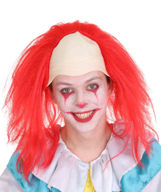 Funny Half Bald Head Wig
