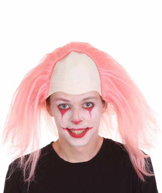 Funny Half Bald Head Wig