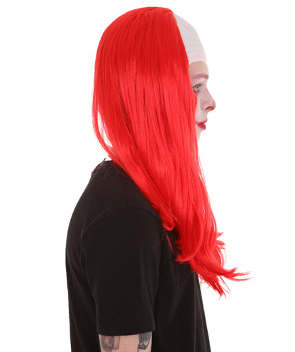 Creepy Clown Red Scary Wig