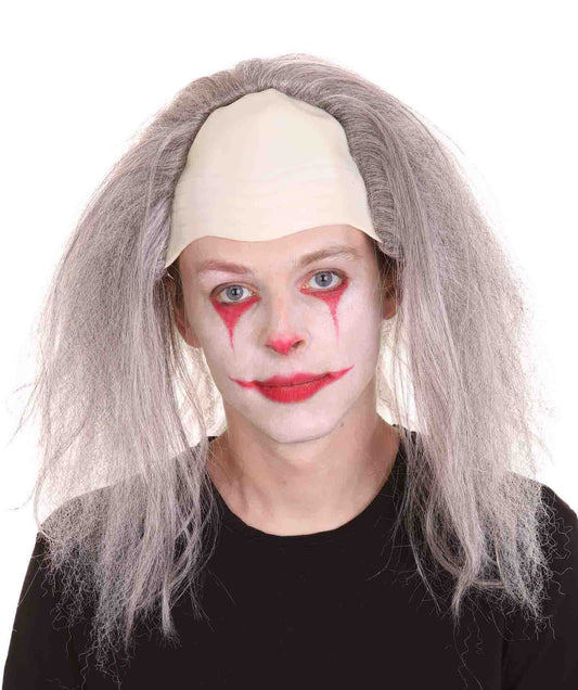 Funny Half Bald Head Wig