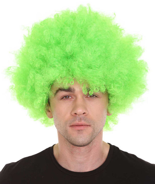 Green Jumbo Halloween Wig