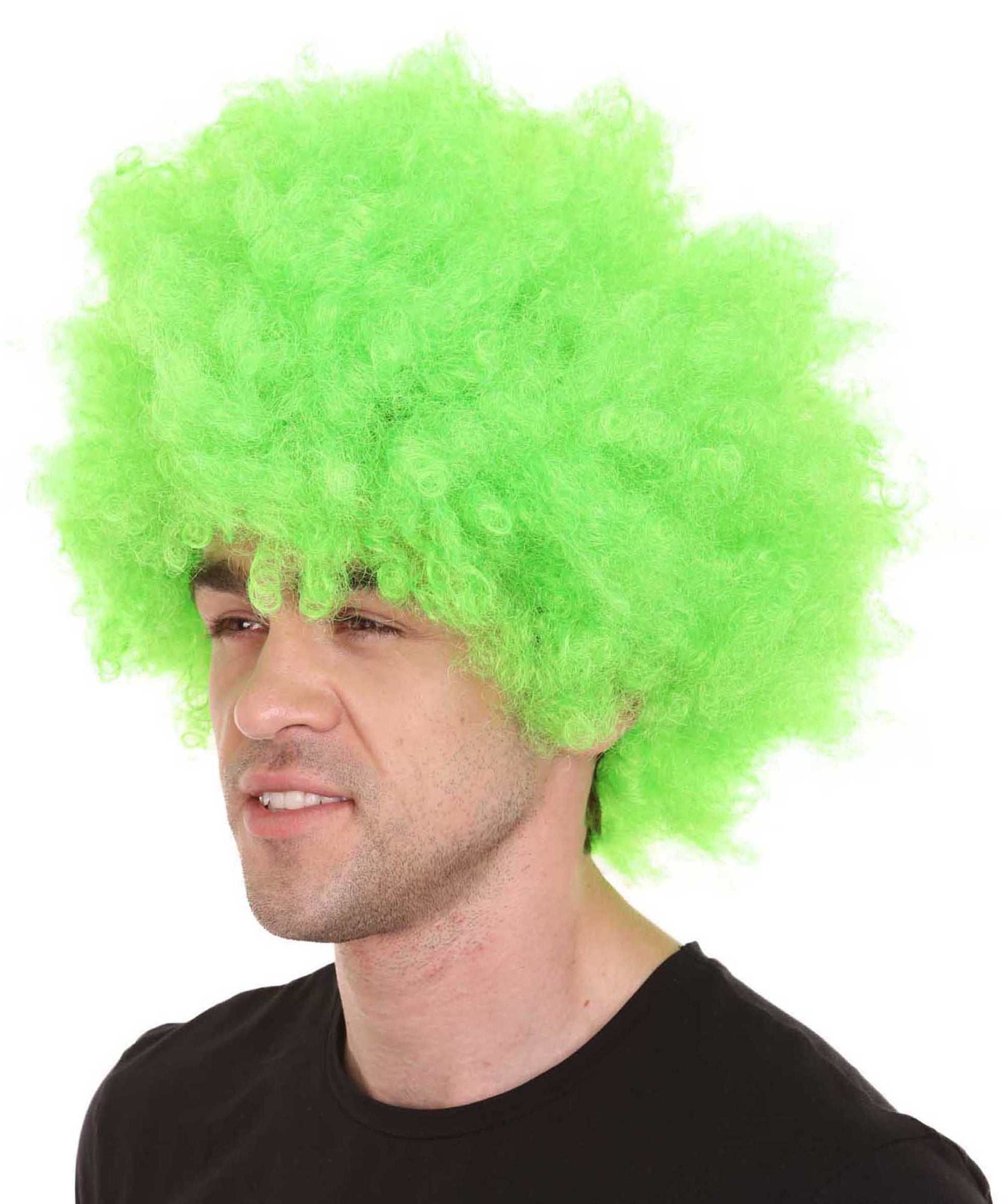 Green Jumbo Halloween Wig