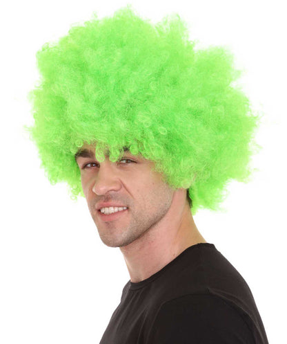 Green Jumbo Halloween Wig