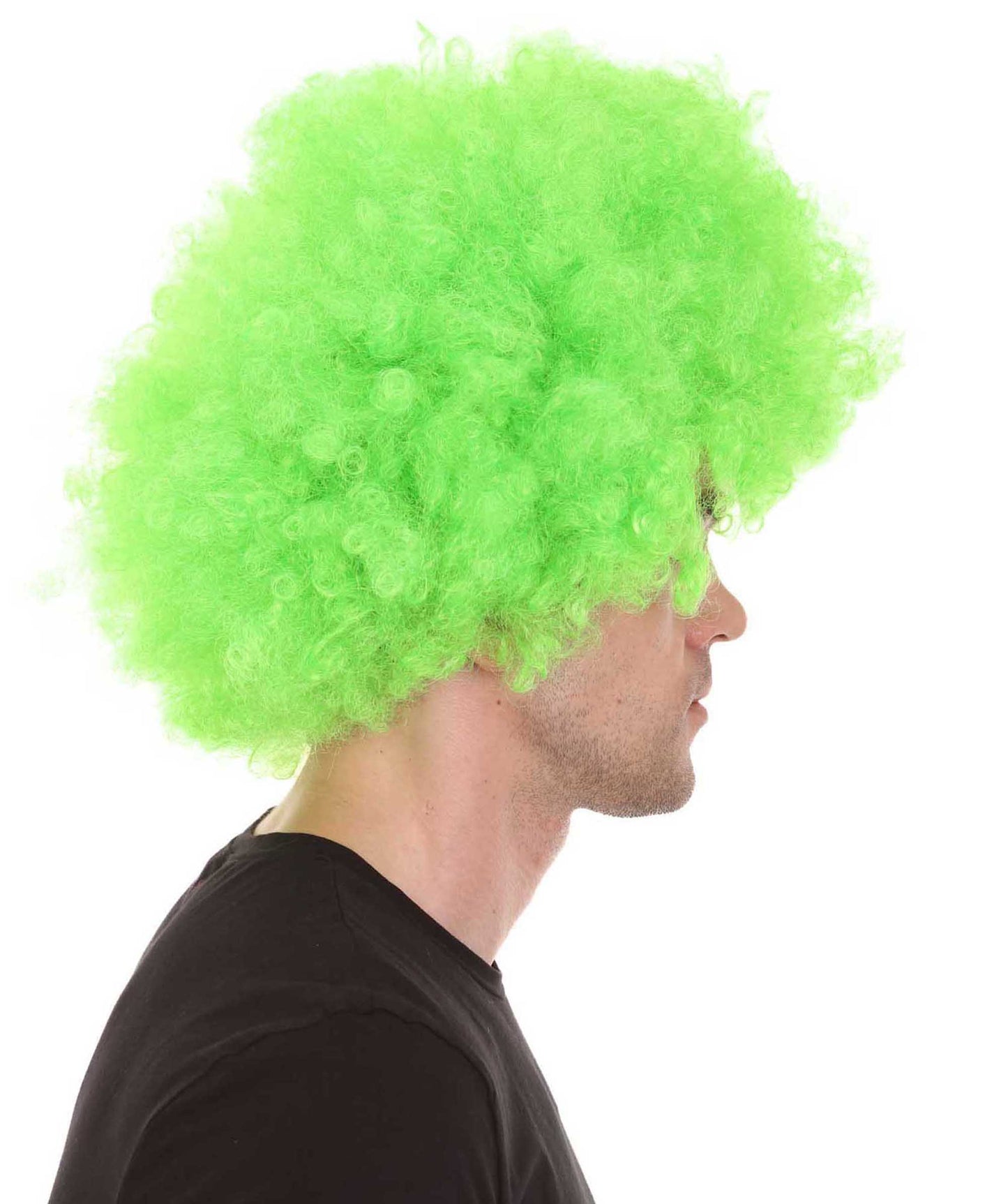 Green Jumbo Halloween Wig