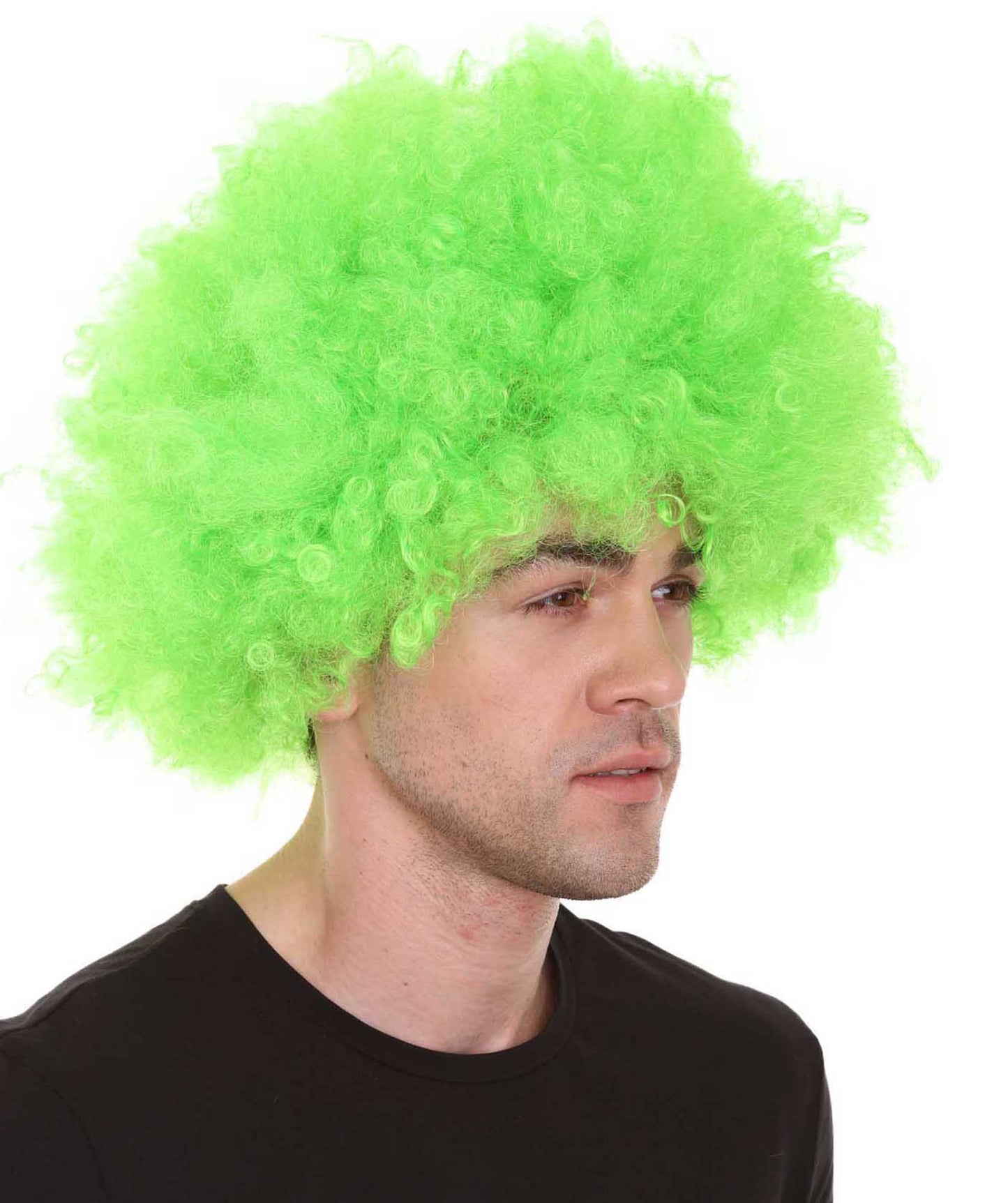 Green Jumbo Halloween Wig