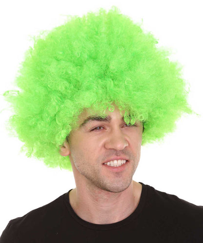 Green Jumbo Halloween Wig